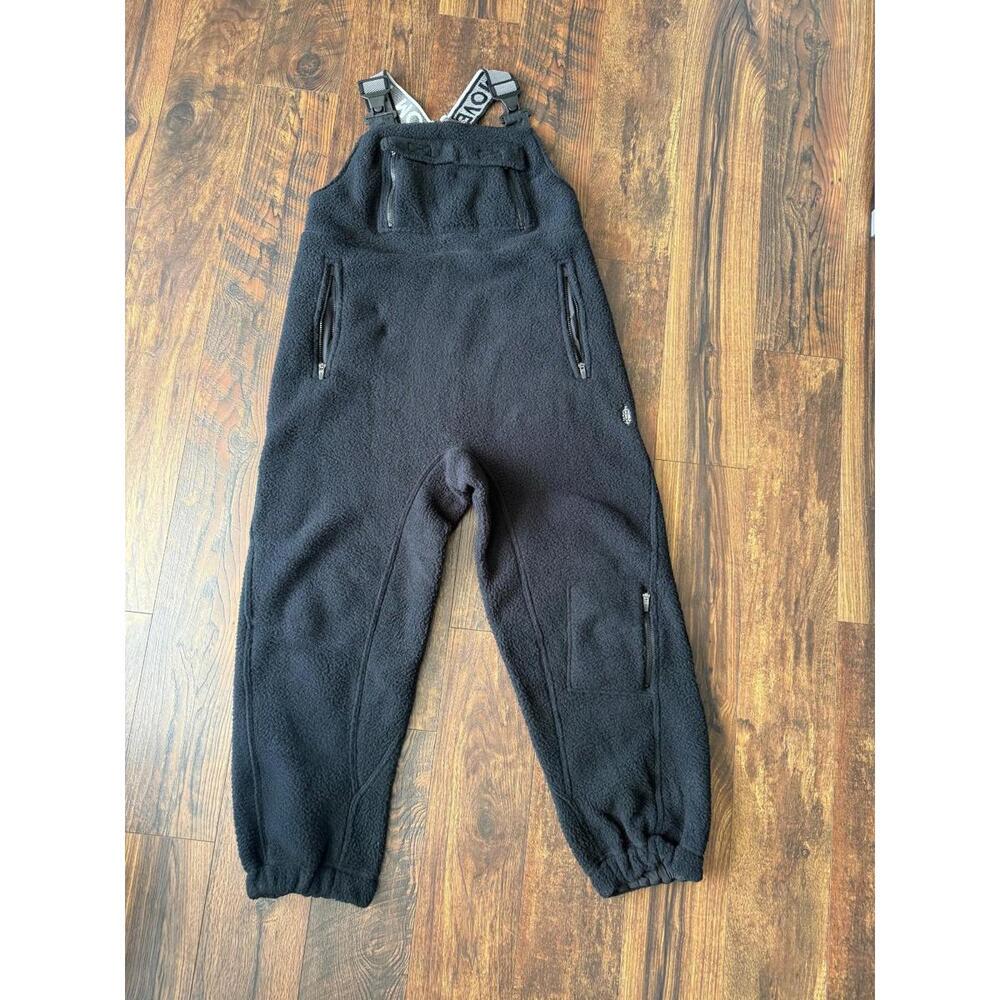 Free People Charcoal Fleece Jumpsuit